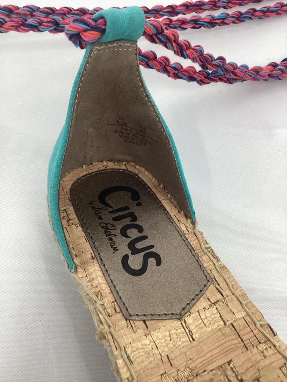 Sam Edelman Leonora Canvas  Braided Espadrille Flats TROPICAL Print
